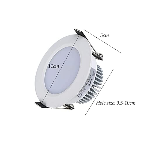Led éclairage encastré rond pour plafonds bas et espaces restreints - 3