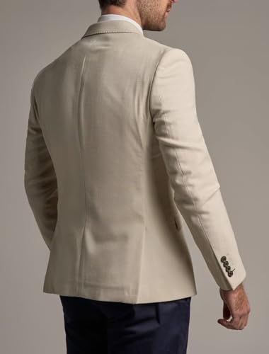 Men's Double Breasted Blazer Lightweight Sport Coat Blazers Solid Casual Suit Jackets for Men2