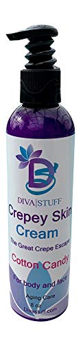 Diva Stuff Crepey Skin Body & Face Cream with Hyaluronic Acid, Alpha Hydroxy