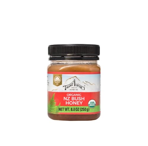 Tranzalpine Miel Orgánica NZ 8.8 Oz miniatura 1