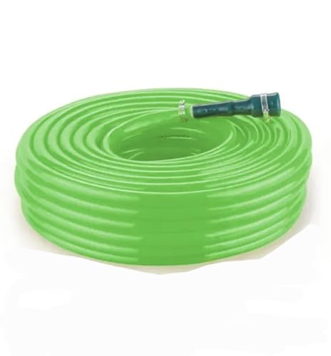 10 Meter Garden Hose Pipe with Spray Nozzle – Flexible, Durable Water Pipe for Gardening, Car Wash, Home Cleaning | Lightweight Anti-Kink Green Hose (