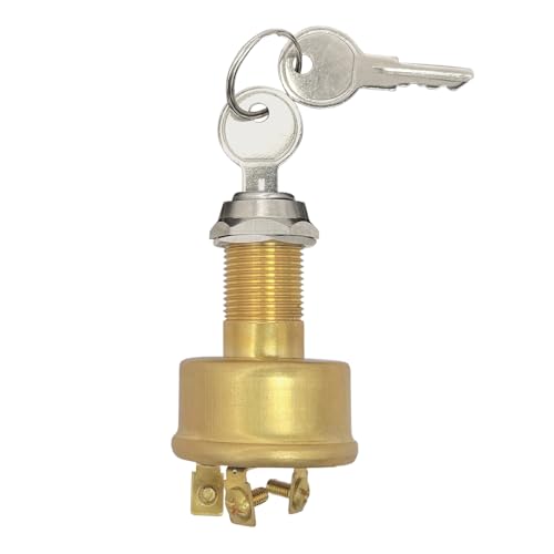 Heavy Duty Marine Ignition Switch Replace MP39060-1 3 Position Off-On-Start