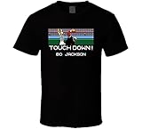Tecmo Bowl Touchdown Bo Jackson Video Game T Shirt L Black