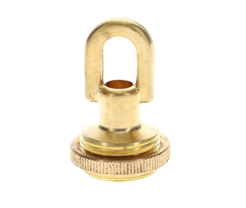 Image of B&P Lamp 1 3 /4 inch Ht. Brass Screw Collar Loop, Tap 1 /4F