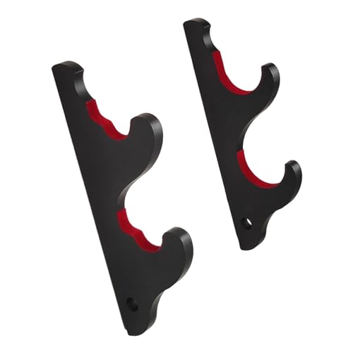 kowaku Baseball Bat Display Holder Soft Liner, Decorative Wall Mount Compact Baseball Bat Rack, Baseball Bat Display Hanger, 2 Tier