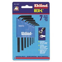 Ekl 10609 Metric L-Wrench Hex Key Set44; Long-Arm - 9 Piece