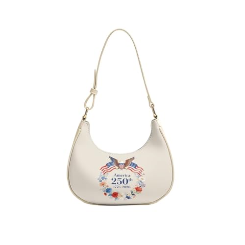 Bolso de hombro con estampado floral para mujer miniatura 1