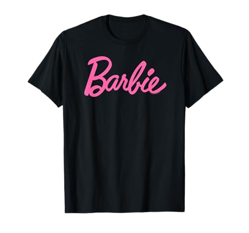 Barbie - – Klassisches Logo, Rosa T-Shirt