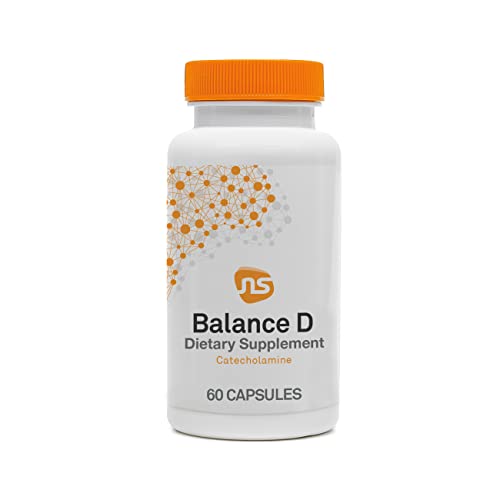 NeuroScience Balance D – Suplemento de apoyo de dopamina para apoyar el estado de ánimo, control del apetito, memoria + claridad – Suplemento de salud cerebral con mucuna, folato, NAC + vitamina B6 (60 cápsulas)