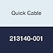 Quick Cable 213140-001 Dual Path Fast Charge Leadhead, 120" Silicone Insulation, 4/0 Cable Gauge, 2 Ends Terminated, 3" Hole Centers, Copper, Red