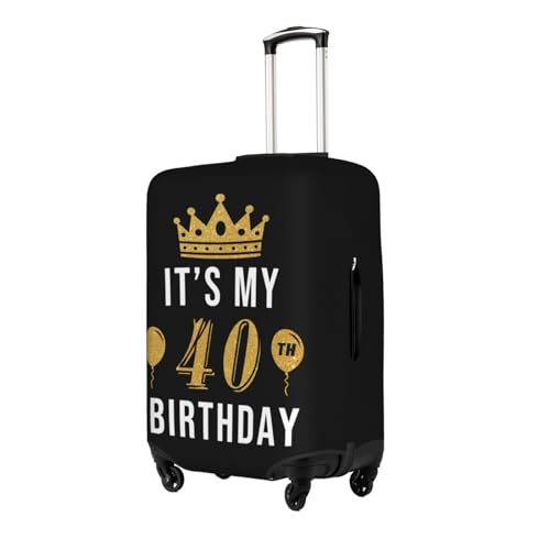 Travel Luggage Cover It‘s My 40th Birthday Fashion Washable Baggage Suitcase Protector Fit For Luggage X-Large2