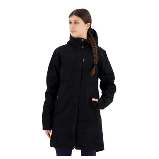 FJÄLLRÄVEN dam Kirunda vadderad parkas Schwarz (Black 550) Medium