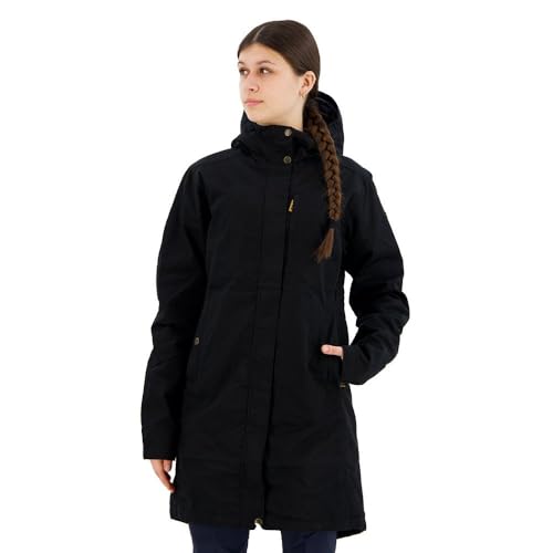 Fjällräven Damen Parka Kirunda Padded, Black, XL, 89644-550