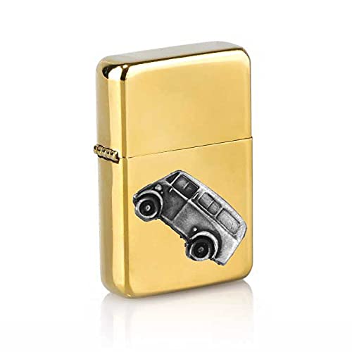 Briquet à essence Morris J Type Van ref169 coupe-vent rechargeable doré