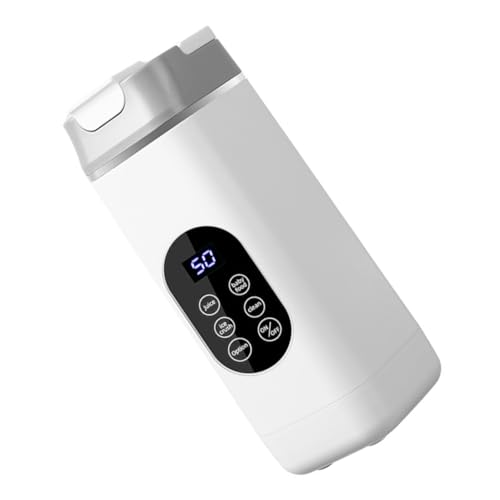 Imagen de STOBAZA Mini Licuadora Portátil USB Recargable con Cuchillas para Triturar Hielo y Frutas Exprimidor Multifuncional de Mano para Smoothies Batidos y Jugos Frescos Casa Aire