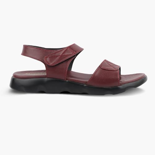 Image of Medifeet Women's Orthopedic Soft Sandals, Black, Comfort Walking Footwear with Adjustable Straps