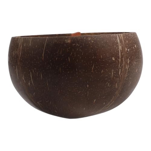 EasyByMall Bougies en coquille de noix de coco naturelle, bols d'aromathérapie faits à la main pour la décoration de la maison, assiettes à fruits écologiques, 9-11 cm – vue 2