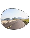 Passengers Right Side Mirror Glass Assembly Fit for Mini Cooper 2007-2015 Replace 51169803192 51162755626, Right Heated Rearview Convex Mirror Glass with Rear Holder