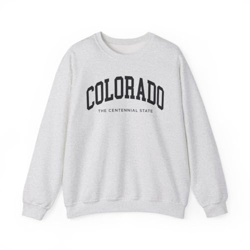CUSTOMI Colorado Adult Unisex Crewneck Sweatshirt Ash L