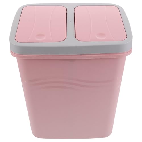 Homoyoyo Cubo de basura de cocina: Cubo de basura clasificado para residuos húmedos y secos - Contenedor de compacto para reciclar residuos de alimentos, ideal para el hogar y la oficina