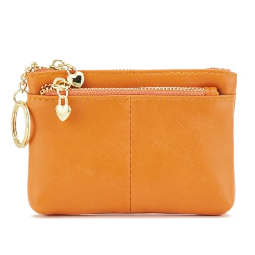 Mini porte-monnaie triple fermeture éclair : gagnez de la place dans votre sac à main pour femme