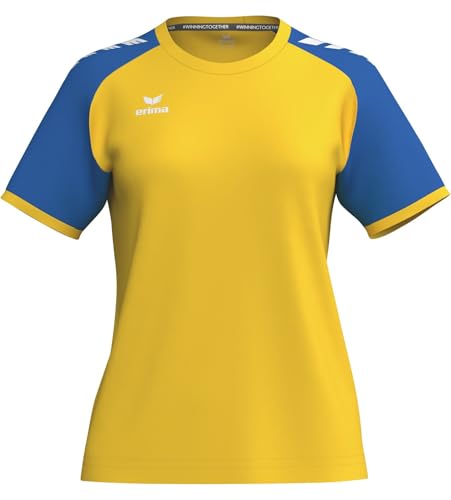 Maillot Erima Wings femme jaune bleu royal t42 vêtement sport