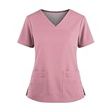 DIYIOUZHOU Aide Soignante Accessoire Tenues Médicales pour Femmes Uniformes Infirmiers Tu...