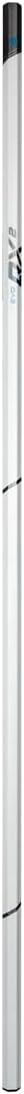 Warrior Evo QX2 Lacrosse Shaft - Defense-White