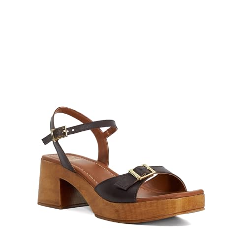 Dune London Ladies JEANE Skinny Strap Clog Size UK 4 Casual Sandals