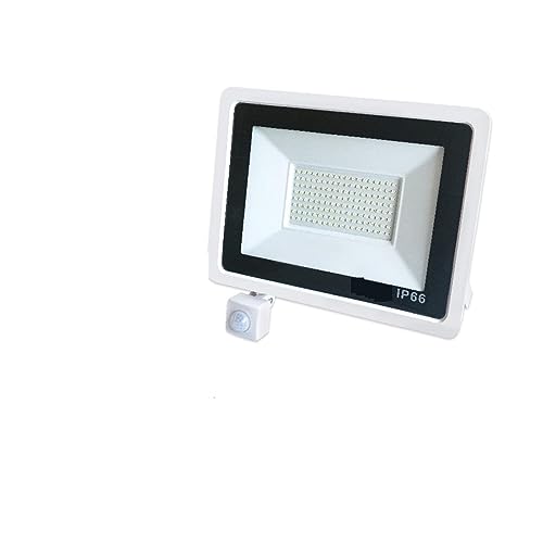 Proyector Led For Exteriores, 100W, 50W, 30W, 20W, Detector De Movimiento, Sensor De Lámpara, Punto Led, Iluminación Exterior Impermeable para patio de garaje(5500-7000K,White Shell 20W)