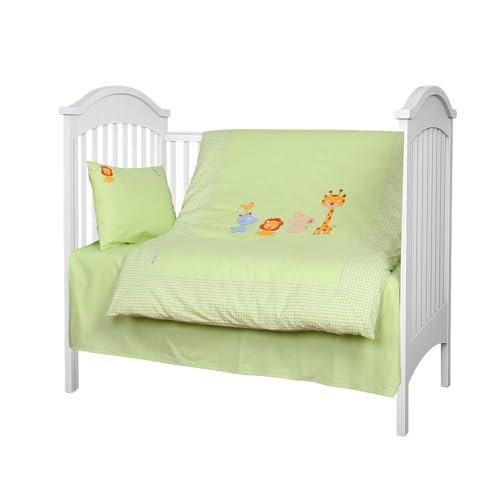 Baby Crib Bedding Set 2PCS 100% Cotton Toddler Duvet & Pillow Cover Set