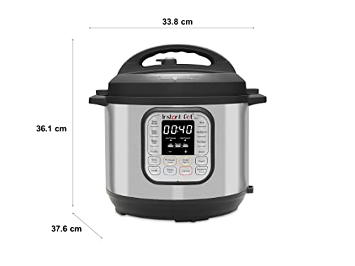 Instant Pot Duo 80 7 en 1 Olla a Presión Eléctrica con Función de Arrocera, Cocción Lenta, Yogurtera, Vaporera, 8 L