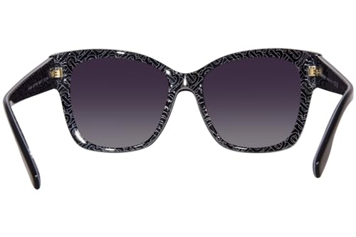 BURBERRY Sunglasses BE 4345 39778G Black/Print Tb/Crystal4