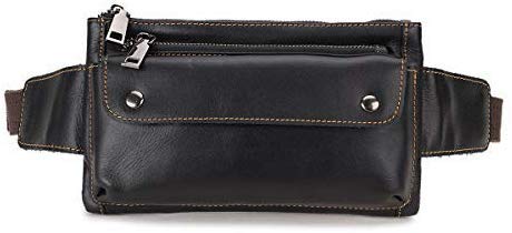 Echtes Leder Bauchtasche Gürteltasche Bumbag Hip Bag Hüfttasche Damen Herren