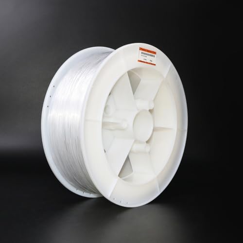 Image of AZIMOM PMMA 0.06in(1.5mm) 2296ft(700Meter) Plastic End Glow Fiber Optic Roll Cable for Fiber Optic Starlight Kits Project Twinkle Star Sky Ceiling Headliner Decor