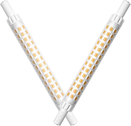 R7s LED 118 mm, 9.5W 230V Bombillas, Blanco Cálido 3000K, Equivalente a 80 100W Halógena, 360 Grados, Juego de 2