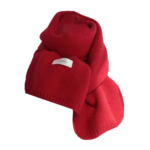 Bufanda tejida suave para proteger el cuello en paseos de invierno 7