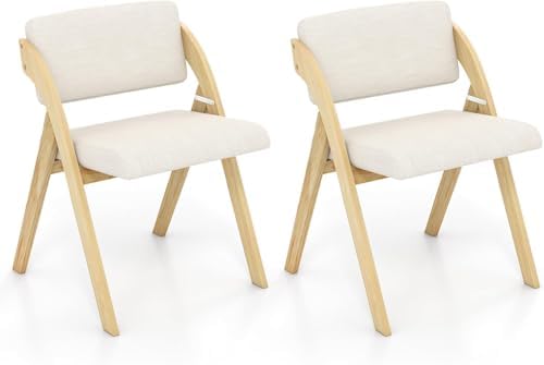 GIANTEX Juego de 2 Sillas de Comedor Plegables, Sillas de Cocina ...