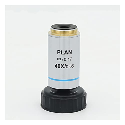 Microscope 4X 10X 20X 40X 100X 195 Achromatic Objectives(Infinity 40X)