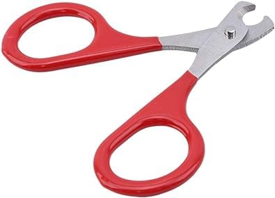Image of Jinshining Red Pet Nail Clippers, Cat and Kitten Claw Nail Clippers for Trimming, Professional Pet Nail Clippers Best for A Cat, Puppy, Kitten and Small Dog Practical Design Grooming