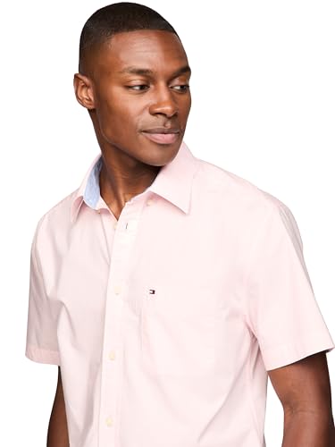Tommy Hilfiger 78E2872-690 Men'S Short Sleeve Casual Button Down Shirt In Classic Fit thumb #1