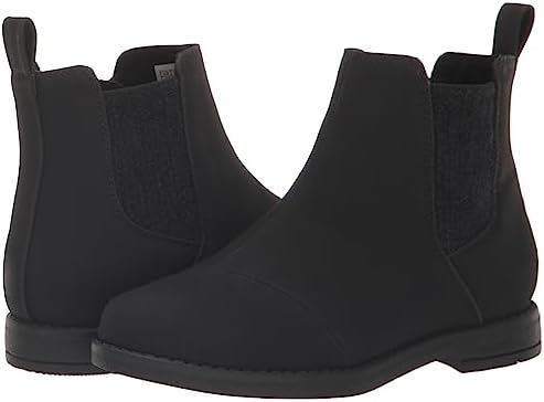 TOMS Boy's Charlie Fashion Boot, Black PU Nubuck, 4.5 Big Kid Review | Image 6