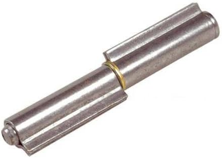 Weld-On Hinges 2 Wings Stud sfilabile Art. 401 IBFM mm. 80 Galvanised with Polished Steel and Frog in Galvanised Steel, Wings Stud "Not"