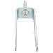 Wheelchair Parts, Wheelchair Replacement Parts, Wheelchair Front Wheel Fork Front Fork Rolling Walkers Wheelchair Front Wheel Steel Bearing Wheel Fork Wheelchair Accessories