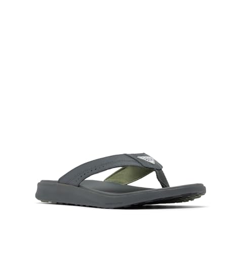 Columbia Men's Rostra Beachcomber Leather, Grill/Cypress, 12 - image 1