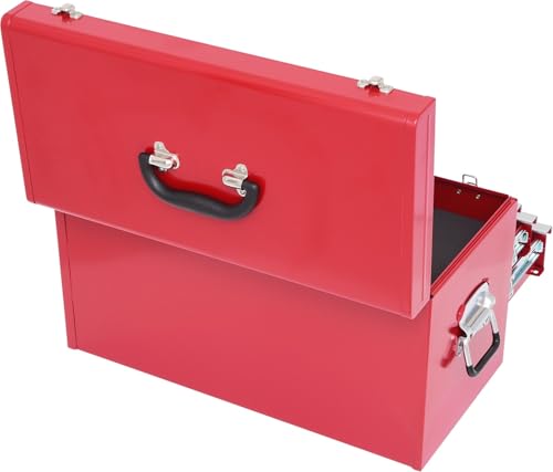 Miniatura 2 de Ks Tools 891.0003 - Caja De Herramientas Con 3 Cajones Deslizantes Y Cajón Superior Con Tapa Abatible, Color Rojo