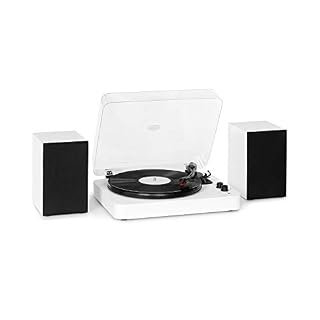 AUNA TT-Play SE – Platine, Haut-parleurs stéréo : 20 Wmax, Bluetooth, 33/45/78 TR/Min, entraînement par Courroie, Micro… - Les Beatles, Paul McCartney, John Lennon, RIngo Starr, George Harrison