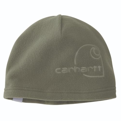 Carhartt Mens Fleece Debossed Hat Dusty Olive One Size