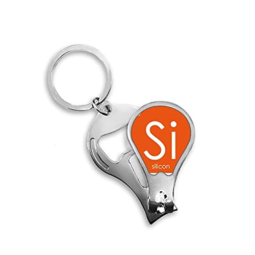 Chestry Elements 生理表 セメタル シリコン Si 爪切り カッター オープナー キーチェーン シザー