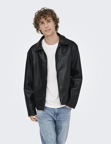 Onsjack PU Jacket OTW veste homme Only & Sons contre le vent frais - 3